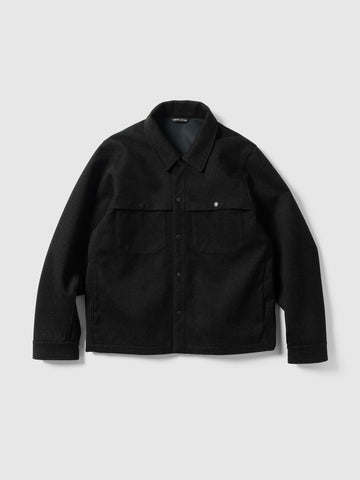 HAVEN Logger Shirt - Loro Piana Storm System® Charcoal, Overshirts