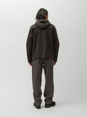 HAVEN Logger Shirt - Loro Piana Storm System® Wool Earth, Overshirts