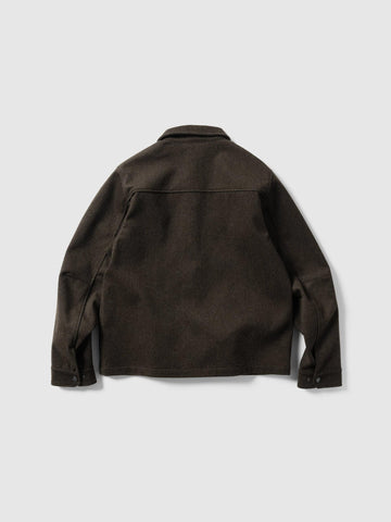 HAVEN Logger Shirt - Loro Piana Storm System® Wool Earth, Overshirts