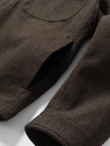 HAVEN Logger Shirt - Loro Piana Storm System® Wool Earth, Overshirts