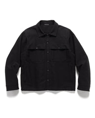 HAVEN Logger Overshirt - Washed Cotton Canvas Black, Shirts