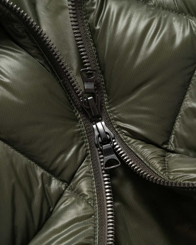 HAVEN / NANGA Skyline Jacket - Nylon Ripstop / Goose Down Olive, Outerwear