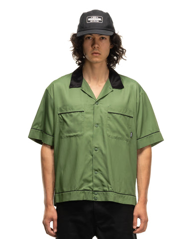 Neighborhood Bowling Shirt SS Green, Shirts