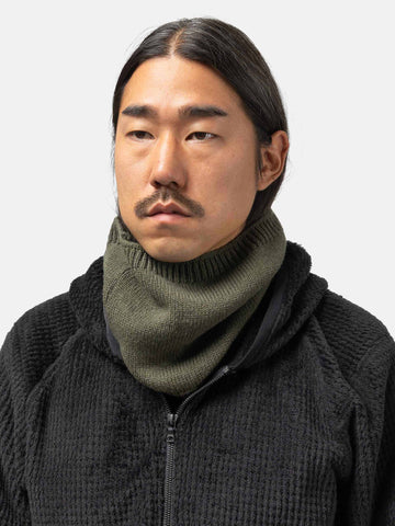 HAVEN Ansell Gaiter - Lambswool Olive, Neck Gaiters