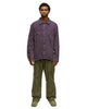Needles Smokey Shirt - AC/PE/W Mall Cloth Purple, Shirts