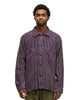Needles Smokey Shirt - AC/PE/W Mall Cloth Purple, Shirts
