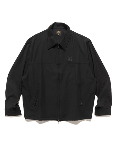Needles Sport Jacket - PE/R/PU Cavalry Twill Black, Outerwear