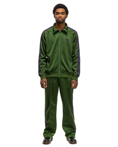 Needles Track Jacket - Poly Smooth Ivy Green, Outerwear