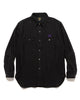 Needles Work Shirt - C/L/W Pin Stripe Twill Black, Shirts