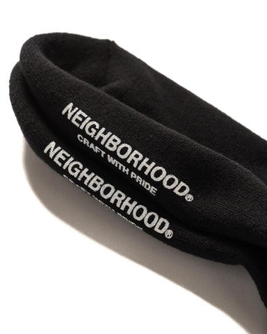 Neighborhood ID Logo Socks Black, Accessories