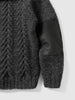 HAVEN Pacific Handknit Hooded Parka - 5 Ply Handknit Wool Charcoal, Cardigans