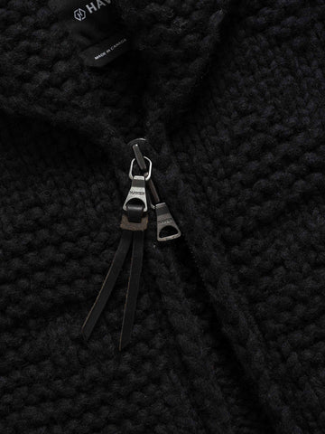 HAVEN-Pacific-Handknit-Cardigan---Wool-Black-5