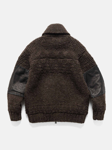 HAVEN-Pacific-Handknit-Cardigan---Wool-Brown-5