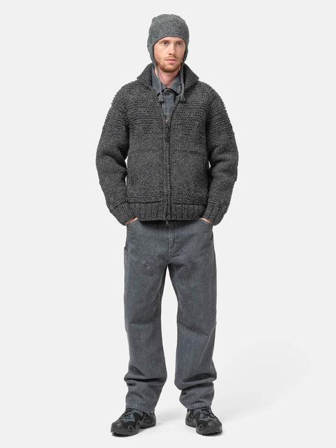 HAVEN-Pacific-Handknit-Cardigan---Wool-Charcoal-2