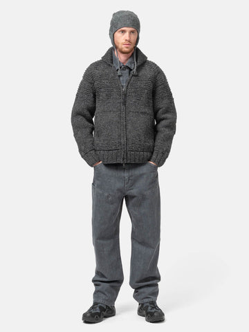 HAVEN-Pacific-Handknit-Cardigan---Wool-Charcoal-2