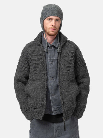 HAVEN-Pacific-Handknit-Cardigan---Wool-Charcoal-4