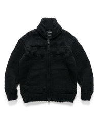 HAVEN Pacific Handknit Cardigan - Wool Black, Knits