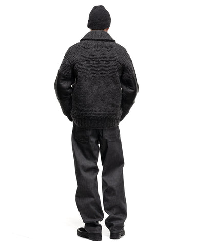 HAVEN Pacific Handknit Cardigan - Wool Charcoal, Knits