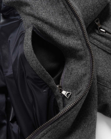 HAVEN Pilot Jacket - Loro Piana Storm System® Wool Ash / Primaloft®, Outerwear