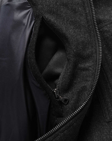 HAVEN Pilot Jacket - Loro Piana Storm System® Wool Charcoal / Primaloft®, Outerwear