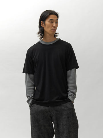 HAVEN Prime T-Shirt S/S - Suvin Cotton Jersey Black, T-Shirts