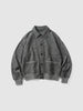 HAVEN Roam Cardigan - Fog Wool Cotton Terry Charcoal, Cardigans