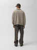 HAVEN Roam Cardigan - Fog Wool Cotton Terry Taupe, Cardigans