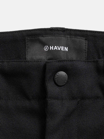 HAVEN Recon Pant - Super 100 Wool Gabardine Black, Pants