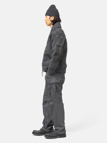 HAVEN Recon Pant - Super 100 Wool Gabardine Charcoal, Pants