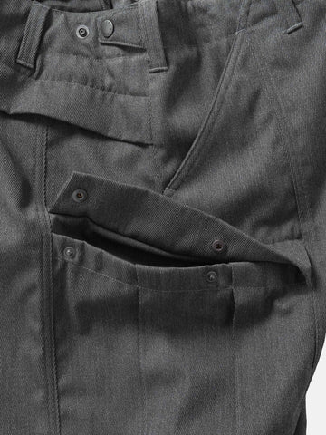 HAVEN Recon Pant - Super 100 Wool Gabardine Charcoal, Pants