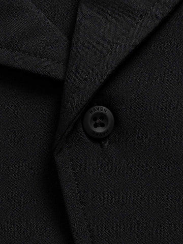 HAVEN Revel S/S - Tropical Wool Black, Shirts