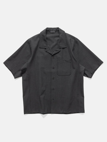 HAVEN Revel S/S - Tropical Wool Charcoal, Shirts