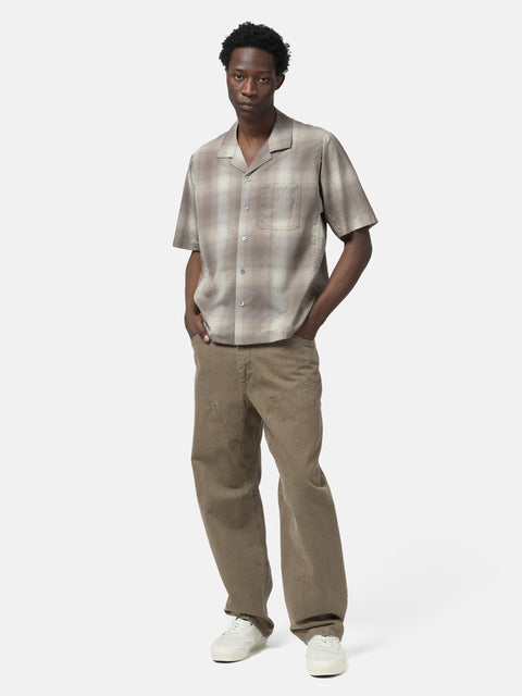 HAVEN Revel Shirt - Super 140 Wool Brown Plaid, Shirts