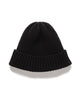 HAVEN Ribbed Beanie - Lambswool Black, Headwear