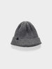 HAVEN Ribbed Beanie - Lambswool Charcoal, Beanies