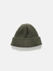 HAVEN Ribbed Beanie - Lambswool Olive, Beanies