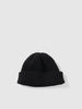 HAVEN Ribbed Beanie - Merino Wool Cashmere Black, Beanies