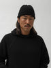 HAVEN Ribbed Beanie - Merino Wool Cashmere Black, Beanies