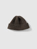 HAVEN Ribbed Beanie - Merino Wool Cashmere Brown, Beanies