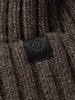HAVEN Ribbed Beanie - Merino Wool Cashmere Brown, Beanies