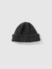 HAVEN Ribbed Beanie - Merino Wool Cashmere Charcoal, Beanies