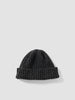HAVEN Ribbed Beanie - Merino Wool Cashmere Charcoal, Beanies