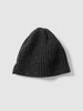 HAVEN Ribbed Beanie - Merino Wool Cashmere Charcoal, Beanies