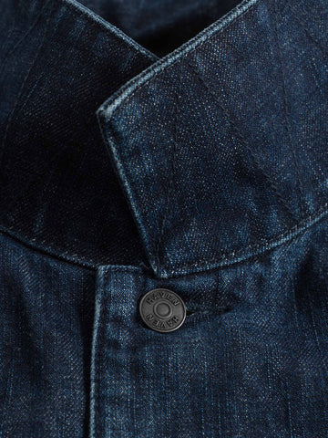 HAVEN Rig Jacket - Stone Bio Washed Cotton Denim Indigo, Denim Jackets