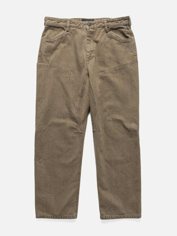 HAVEN Rig Pant - Washed Cotton Denim Taupe, Pants