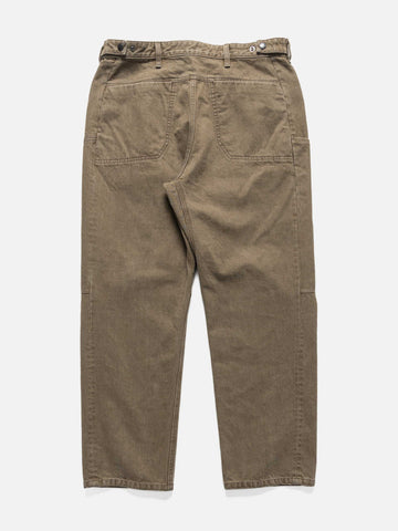 HAVEN Rig Pant - Washed Cotton Denim Taupe, Pants