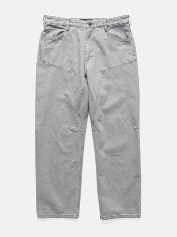 HAVEN Rig Pant - Washed Cotton Denim Light Grey, Pants