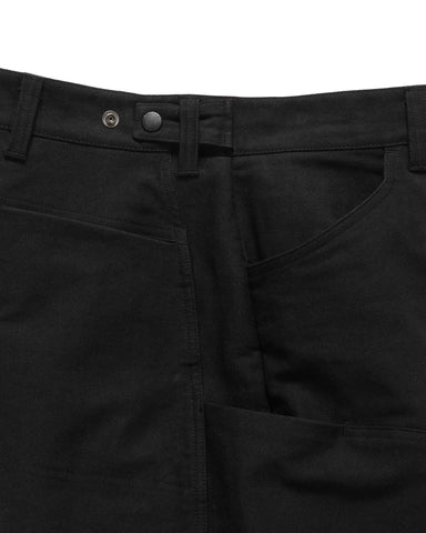 HAVEN Rig Pant - Washed Cotton Canvas Black, Bottoms