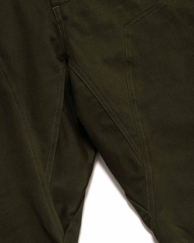 HAVEN Rig Pants - Duca Visconti Emerized Cotton Twill Olive, Bottoms