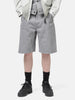 HAVEN Rig Short - Washed Cotton Denim Light Grey, Shorts